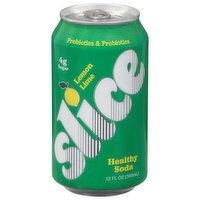 Slice Healthy Soda, Lemon Lime, 12 Fluid ounce