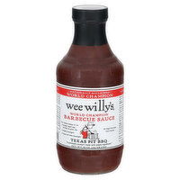 Wee Willy's Barbecue Sauce, Texas Pit, 20 Ounce