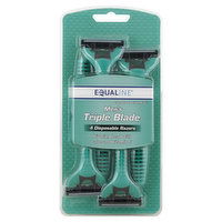 Equaline Razors, Disposable, Men's Triple Blade, 4 Each