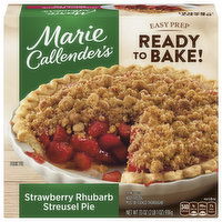 Marie Callender's Strawberry Rhubarb Streusel Pie Frozen Dessert, 33 Ounce