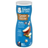 Gerber Snacks for Baby Puffs, Apple Cinnamon, 1.48 Ounce