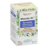 Quantum Health Eye Health, Macula 30+, Softgels, 60 Each