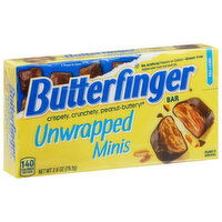 Butterfinger Candy Bar, Unwrapped, Minis, 2.8 Ounce