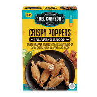 Del Corazón Crispy Poppers - Jalapeño Bacon, 7 Ounce