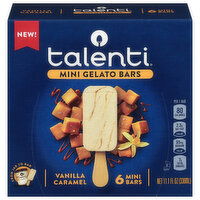 Talenti Mini Gelato Bars, Vanilla Caramel, 6 Each