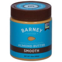 Barney Almond Butter, Smooth, 10 Ounce