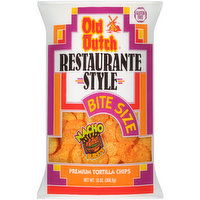 Old Dutch Restaurante Style Bite Size Nacho Bursts Premium Tortilla Chips, 13 Ounce