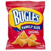 Bugles Crispy Original Flavor Corn Snacks Family Size, 14.5 Ounce