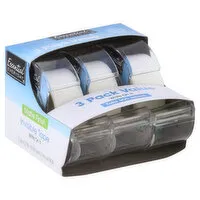 Essential Everyday Tape, Invisible, Matte Finish, 3 Pack Value, 3 Each