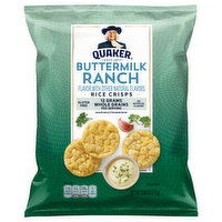 Quaker Rice Crisps, Buttermilk Ranch, 6.06 Ounce