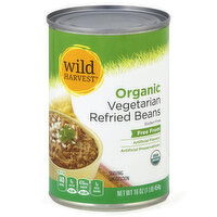 Wild Harvest Refried Beans, Organic, Vegetarian, 16 Ounce