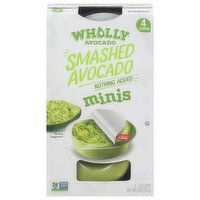 Wholly Avocado Avocado Minis, Smashed, 4 Each