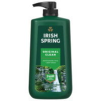 Irish Spring Face + Body Wash, Moisturizing, Original Clean, 30 Fluid ounce