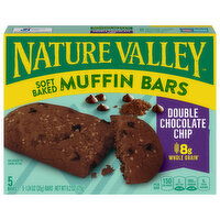 Nature Valley Muffin Bars, Soft Baked, Double Chocolate Chip, 5 Each