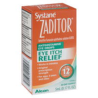 Systane Zaditor Eye Itch Relief, Sterile, 0.17 Fluid ounce