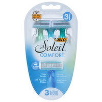 BiC Soleil Razors, Comfort, 3 Each