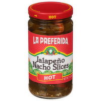 La Preferida Pickles, Jalapeno Nacho Slices, Hot, 11.5 Ounce