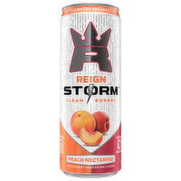 Reign Storm Energy Drink, Peach Nectarine, 12 Fluid ounce