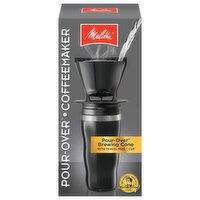 Melitta Coffee Maker, Pour-Over, Brewing Cone with Travel Mug, 1 Each