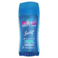 Secret Outlast Outlast Invisible Solid Antiperspirant Deodorant for Women, Completely Clean Scent, 2.6 Ounce