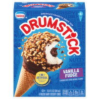 Drumstick Drumstick Vanilla Fudge Cones, 4 Count, 4 Each