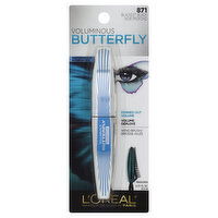 L'Oreal Voluminous Butterfly Mascara, Waterproof, Blackest Black, 871, 0.21 Ounce