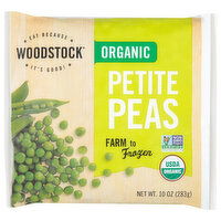 Woodstock Organic Petite Peas, 10 Ounce