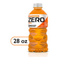 Powerade Zero  Orange Sports Drink, 28 Fluid ounce