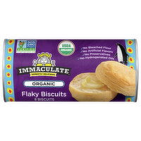 Immaculate Flaky Biscuits, Organic, 8 Each