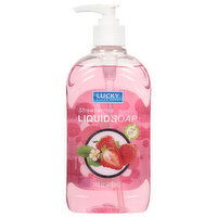 Lucky Super Soft Liquid Soap, Strawberries, 14 Fluid ounce