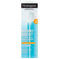 Neutrogena Hydro Boost Moisturizer, Sunscreen, Hyaluronic Acid, Broad Spectrum SPF 50, 1.7 Fluid ounce