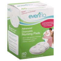 Evenflo Nursing Pads, Disposable, Advanced, 40 Each