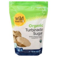 Wild Harvest Sugar, Organic, Turbinado, 16 Ounce