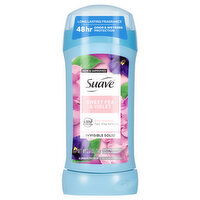 Suave Invisible Solid Sweet Pea & Violet Antiperspirant Deodorant, 2.6 Fluid ounce