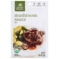 Simply Organic Mix, Mushroom Sauce, 0.85 Ounce