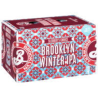 Brooklyn Brewery Beer, Winter IPA, Sledder's Choice, 6 Each