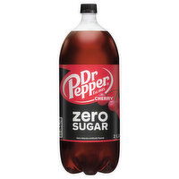 Dr Pepper Soda, Zero Sugar, Cherry, 2.1 Quart