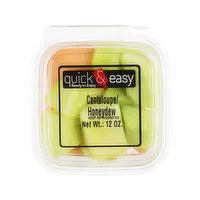 Quick and Easy Cantaloupe and Honeydew chunks, 12 Ounce