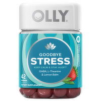 Olly Goodbye Stress, Berry Verbena, Good Bye, Gummies, 42 Each