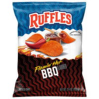 Ruffles Flamin' Hot BBQ Flavored Potato Chips, 2.5 Ounce