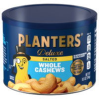 Planters Deluxe Cashews, Whole, Salted, 8.5 Ounce