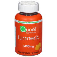 Qunol Turmeric, 500 mg, Gummies, Creamy Orange, 60 Each