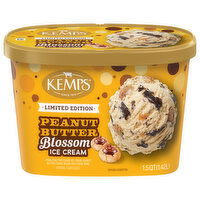 Kemps Limited Edition Red, White & Blueberry Ice Cream, 1.5 Quart