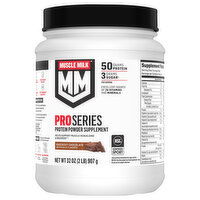 Muscle Milk Protein Powder Supplement, Knockout Chocolate, Pro Series, 32 Ounce