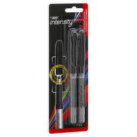 BiC Intensity Permanent Marker, Black, Fine, 2 Each