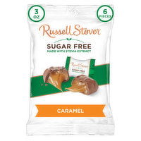 Russell Stover sugar free Sugar Free Caramel Chocolate Candy, 3 oz. bag (≈ 6 pieces), 3 Ounce