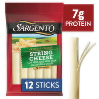 SARGENTO Sargento® Natural String Cheese Snacks, 12-Count, 12 Ounce