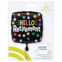 Anagram Retirement Standard Decorative Balloon, 1 Each
