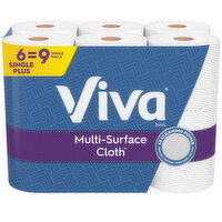 Viva Multi-Surface Cloth Towels, Single Plus Rolls, Choose-A-Sheet, 2-Ply, 6 Each