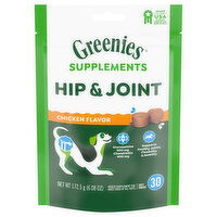 Greenies Supplements, Chicken Flavor, Hip & Joint, 30 Each